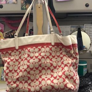 Large coach tote